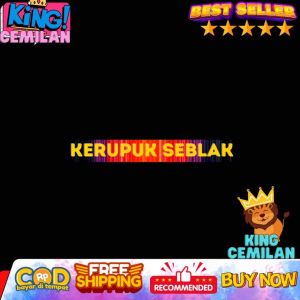 SEBLAK KERING 500 GRAM PEDAS DAUN JERUK/  food snack SEBRING KERIPIK SEBLAK EKSTRA PEDAS ORIGINAL DAUN JERUK/ KERUPUK SEBLAK GURIH KRIUK PEDAS