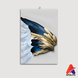 HIASAN DINDING FEATHER WINGS MINIMALIS (20X30CM) DEKORASI DINDING WALL DECOR PAJANGAN DINDING