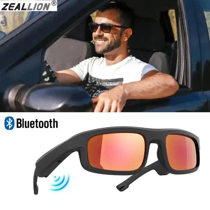 Zeallion Smart Bluetooth Glasses Bone Conduction Outdoor Goggles  Cycling Sports Eyewears Music Talk Polarized Sunglasses Lazada PH