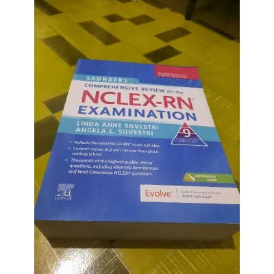 Comprehensive Review NCLEX RN Examination Saunders 9th edition Black and white only onhand