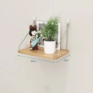 COD หิ้งพระชั้นไม้ติดผนัง 3ขนาด ชั้นวางของติดผนัง ชั้นตกแต่งบ้าน ชั้นไม้วางของ ติดผนัง ชั้นวางต้นไม้ ชั้นติดผนัง ต้องเจาะ