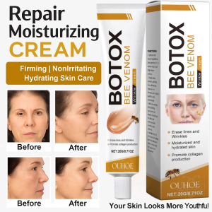Bee Venom Facial Care Cream Mild Bee Venom Skin Cream Reduce Wrinkles Essence Cream Hydrating Moisturizing Lightens Spots and Removes Wrinkles