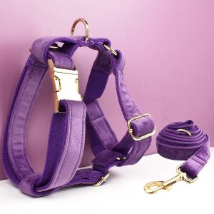 Heavy Duty Dog Harness Metal High Quality with Leash DIY Adjustable Dog Harness Leash Set for Dogs2026