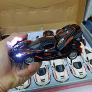 Mô hình xe ô tô Ferrari FXX K98 bằng kim loại tỉ lệ 1:32 - xe mở cửa có âm thanh và đèn