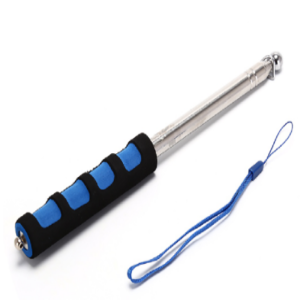 1.2m Portable Tour Guide Flag Pole Stainless Steel Telescopic Handheld Flagpoles