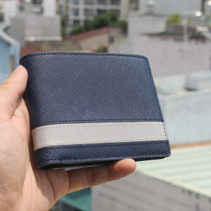 Ví Da Nam PATRICK Kiểu Ngang Vân Saffiano Nhập Khẩu Cao Cấp GADINO - G01