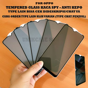 Tempered Glass Spy Oppo A78 A91 A95 A96 A74 A76A77S A17 A17K A16K A16S A16 A16E A15S A15 A57 2022 A54 4G A31 A3S A52020 A92020 A12 A7 A5S A11K F9 F7 A1K RENO 5 5F 3 6 7 8 Anti SPY Glossy