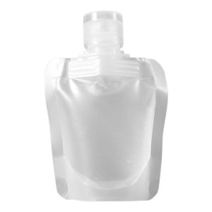 CHENJIE PET Travel Dispenser Bag Transparent Nozzle Flip Lid Packaging Bag High Quality Cosmetic Storage Bag