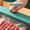 Vacum sealer makanan  fresh cerdas makanan food packing machine mesin vacuum sealer alat  vakun makanan frozen Plastic Vacuum (10 Lembar) Free. 