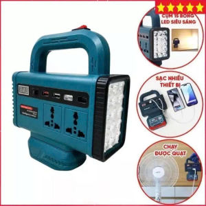 Bộ Chuyển Đổi Nguồn Điện Công suất 150W  Chuyển nguồn từ 18-21v lên 220v 50hz  Tích hợp đèn LED