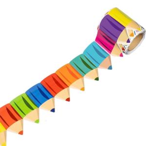 25.9ft Pencil Pattern Border Trim for Bulletin Board Notice Board Classroom Chalkboard Decoration Bulletin Board Border