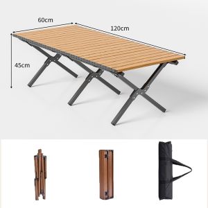 World Aifei Mall outdoor portable folding table and chair camping leisure table and chair set picnic camping home leisure backrest stool