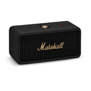 Emberton III Wireless Speaker | Premium Portable Bluetooth Speaker | Black & Brass | Rich Bass & Clear Audio