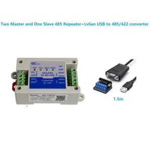 FFBH GC-1201S two master and one slave RS485 repeater photoelectric isolation Modbus Dual Host Hub Q3P9R