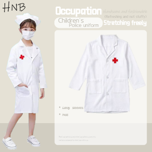 Boys Girls Doctor Costume for Kids Nurse Uniform Surgical Gown Role Play Doctor Outfit Surgeon Career Doctors Costume for Kids
