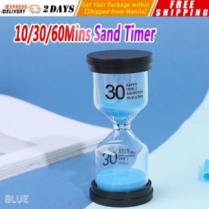 10/30/60 Mins Sand Watch Hourglass Sandglass Sand Cook Clock Children Sand Timer Home Decoration for Christmas Party Favor Props Home Decor Xmas Gift