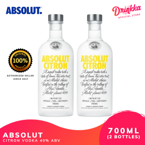 Absolut Citron Flavored Vodka 700ml | Drinkka