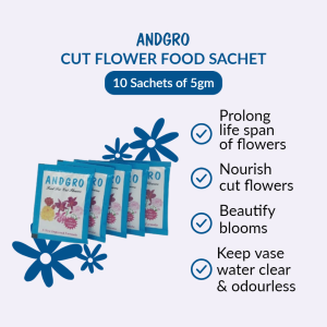 ANDGRO Cut Flower Food (10 Sachets of 5gm)