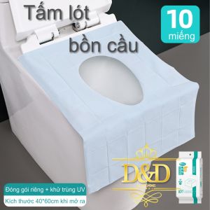 Tấm lót miếng lót bồn cầu vệ sinh WHIKON dùng 1 lần tiện lợi