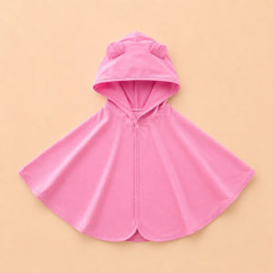 [ 8-28kg] Áo khoác choàng cánh dơi tai thỏ nắng dành cho trẻ em chất liệu vải cotton lạnh