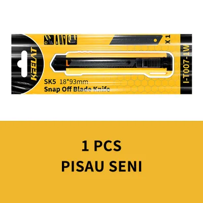KEELAT Portable Multi-Purpose Utility Cutter Knife Sharp Retractable Blade for Carton Box Office DIY