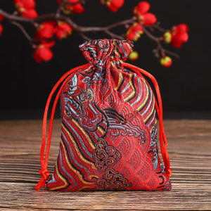 EODKUS Favour Mini Wedding Drawstring Party Gift Jewelry Packaging Bag Storage Bag Pouch Satin