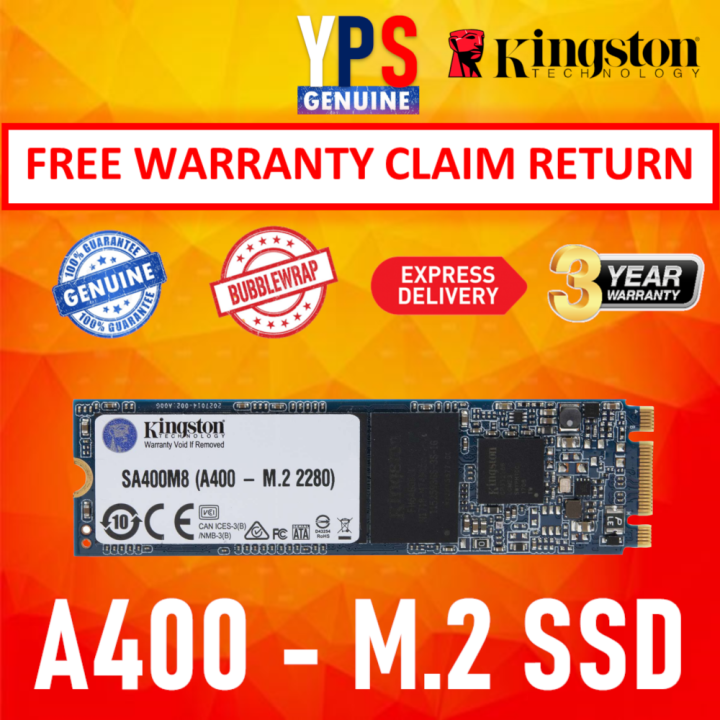 Kingston SSD A400 120GB/240GB/480GB SATA 2280 Solid State
