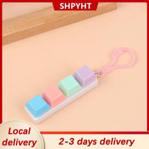 [COD] SHPYHT Local delivery Ship within 24 hours Finger Keyboard Fidget Toys DIY Sensory Fidget Keyring Mechanical Keyboard Toys For Kids Adults