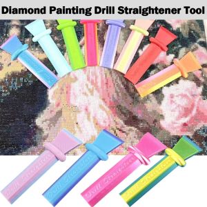 INNEED Fix Tool Diamond Painting Drill Straightener Tool DIY Craft Non-Slip Drill Bit Corrector Tool Multifunctional Paint Straight Edge Aligning Tool for Nail Art