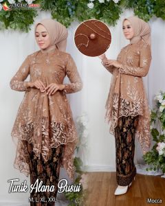 Setelan Kebaya Modern Tunik Alana Busui Kondangan Pesta Lamaran Kebaya Wanita Elegan Mewah Terlaris
