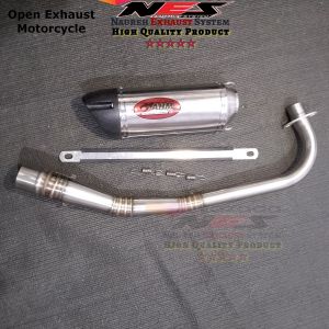 Knalpot AHM RACING Road Race Supra100 110 125 x Jupiter Vega Blade Revo Kharisma