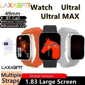 Original Smart Watch i8 Ultra Max 1.83 inches Mens Bluetooth Mens Waterproof Call Sports Smartwatch For Android Phone