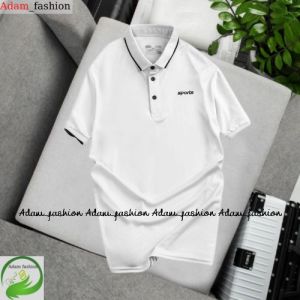 Áo thun nam cổ trụ Sport áo thun nam chất poly lạnh co giản 2 chiều có Size XL đên 6XL (40-100kg) Adam1995@