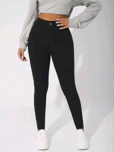 Womens Solid Color High Waisted Skinny Casual Pants Fall Cloth For Women