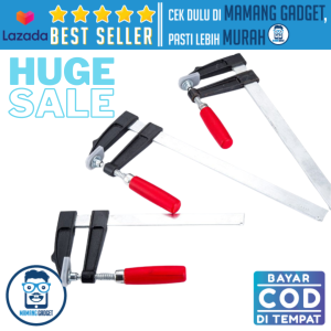 [COD] Klem Clamp Jepit F Untuk Kayu Berbagai Ukuran- P1 - Silver