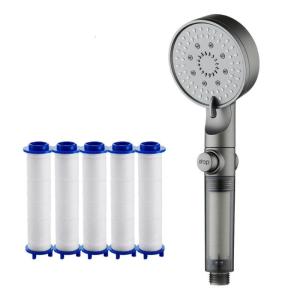 Shower Head with High Pressure Removable Cartridges for Hard Water Water Saving Rainfall Showerhead for Bathroom Hotel & Home Use
