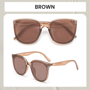 Berrybarton Kacamata Hitam Anti UV400 Sunglasses Kacamata Kotak Pria dan Wanita 856