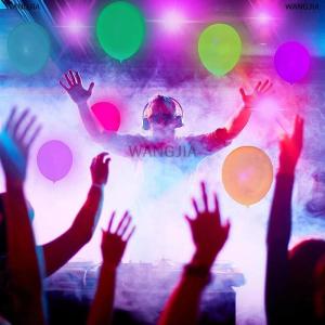 [COD] WANGJIA 10Pcs Neon Glow Balloons Reusable Glow In The Dark Balloon 10 Inch Happy Birthday Party Wedding DIY Fluorescent Balloon Arch