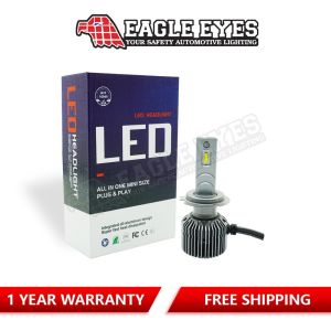 Car LED Headlight Bulb 6000K CSP LED 6000LM H1 H4 H7 H8 H9 H11 HB3 HB4 9012 D2H LED Lampu Depen Kereta [Warranty 1 Year]