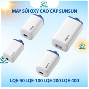 Máy sủi Oxy cao cấp bể cá Sunsun LQE siêu khoẻ siêu êm LQE-50 LQE-100 LQE-200 LQE-400