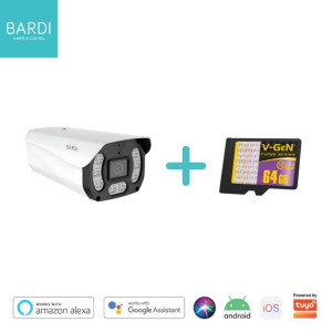 BARDI IP Camera Outdoor Static with PoE IP67 4MP CCTV