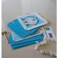 Lemari plastik anti air rak buku susun 2 pintu / rak buku 2 susun/pintu/kotak. 