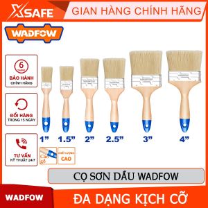 Cọ sơn dầu WADFOW chiều rộng 1-4inch(25-100mm) dùng cho sơn dầu tay cầm cán gỗ thiết kế độc đáochính hãng