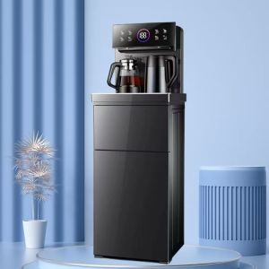 เครื่องชงชา ตู้น้ำร้อนน้ำเย็นอัตโนมัติเต็มรูปแบบ AI เสียงชาบาร์ เครื่องทำความร้อนในบ้าน ตู้น้ำแบบถังด้านล่างสำหรับสำนักงาน