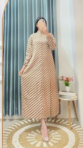 LONGDRES MOTIF VISCOSE BAHAN ADEM