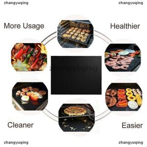 [COD] zhangyuqing Reusable Non-stick BBQ Grill Mat Barbecue Baking Liners Kitchen Tool