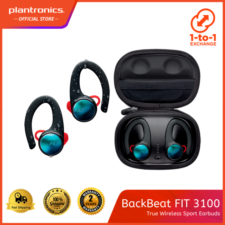 Plantronics Backbeat Fit 3100 True Wireless Waterproof Sport Earbuds Lazada