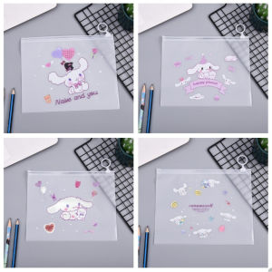 Cartoon zipper bag information bag stationery bag pen bag