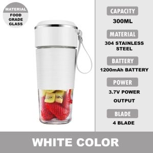 Juicer Mini Home Portable USB Charging Wireless Juicing Juice Cup Small Mini Electric Juicer Automatic Blender Baby Food