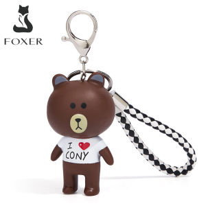 FOXER beg bahu baru perhiasan Mini gadis comel beruang loket ransel aksesori kecil beg rasul semua perlawanan perhiasan